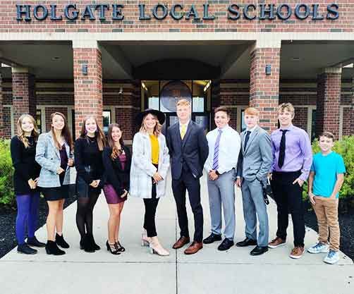 2021 Holgate Homecoming Court